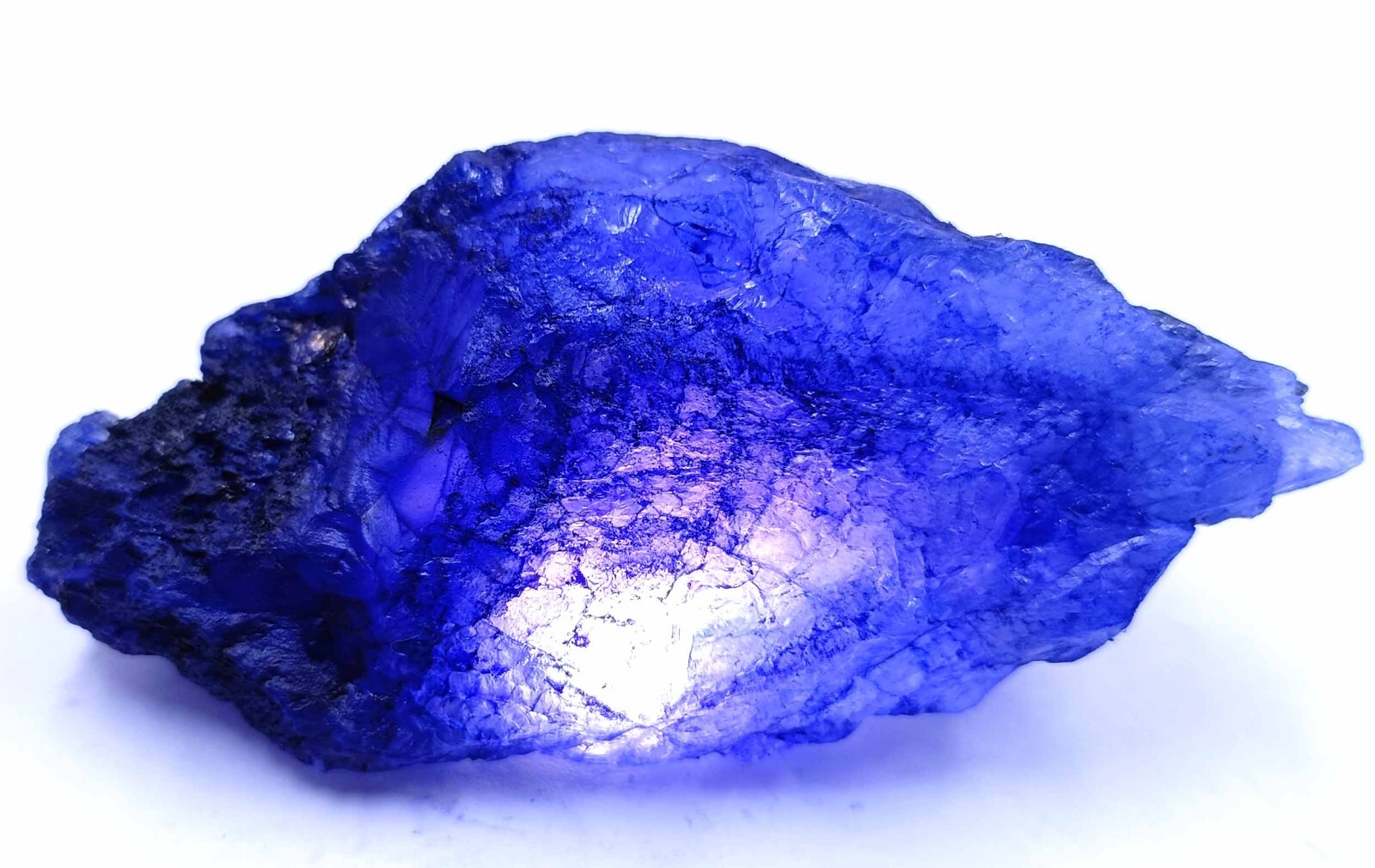 DYED 570 CARAT EGL CERTIFIED TRANSLUCENT ROUGH NATURAL BLUE SAPPHIRE GEMSTONE