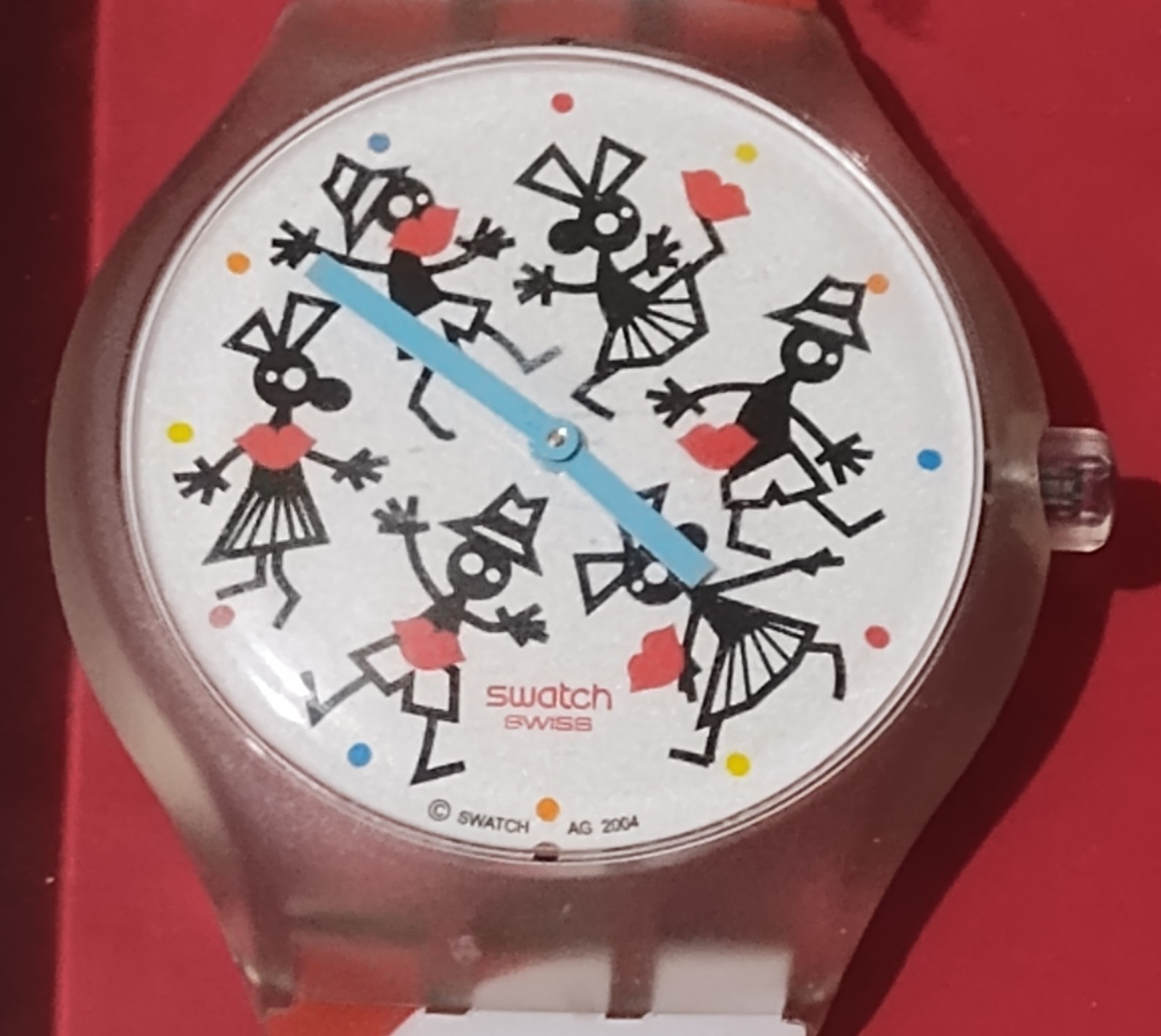 Swatch Watch Touch TIME FOR A KISS STGK104 Club Special NIB New Open Box 2004
