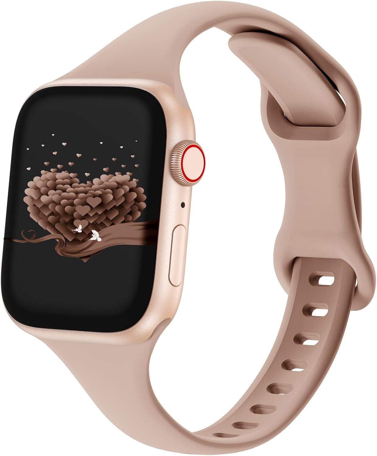 2 for 1 Silicone Sport Band for Apple Watch Series 11, 10, 9, 8, 7, 6, 5 – 1, SE