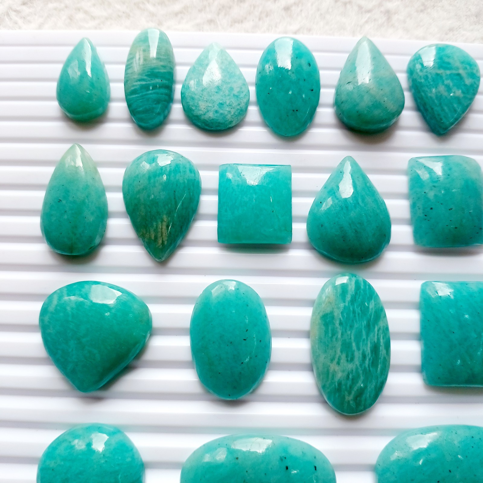 Amazonite Mix Shape Cabochon Loose Gemstone 706