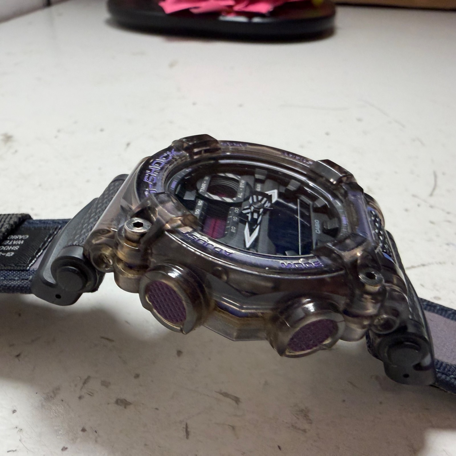 Casio G-Shock GA-900TS Purple Water Resistant Sports Analog-Digital Wristwatch