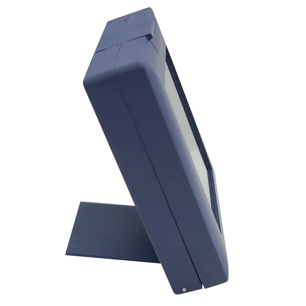 Blue Plastic Glass Top Gemstone Display Box