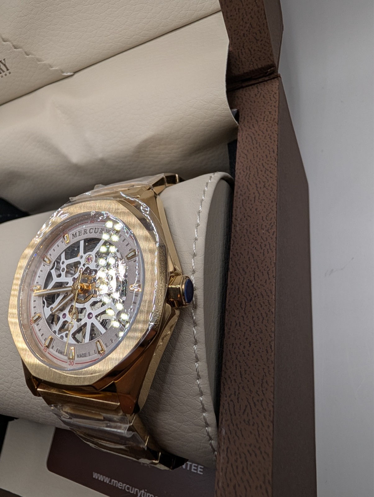 Mercury – Skeleton – Automatic Swiss Made Watch – MEA484SK-GG-2