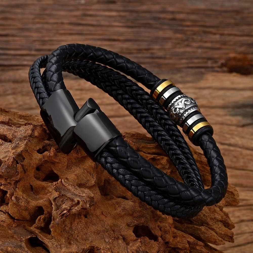 To My Son Gift for Son Bracelet Love from Mom, Dad Forever Birthday, Graduation