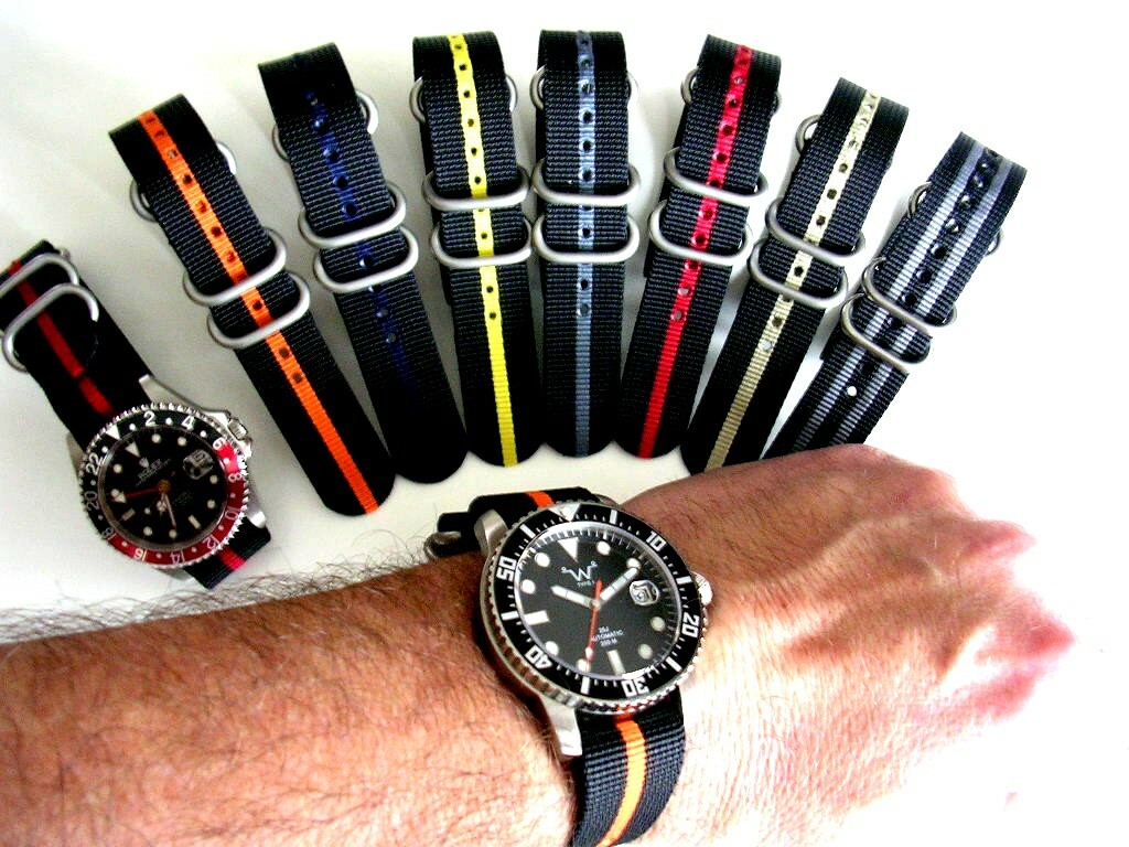 NATO G10 UTC 1pc Military diver watch band Nylon strap NATO International IW USA