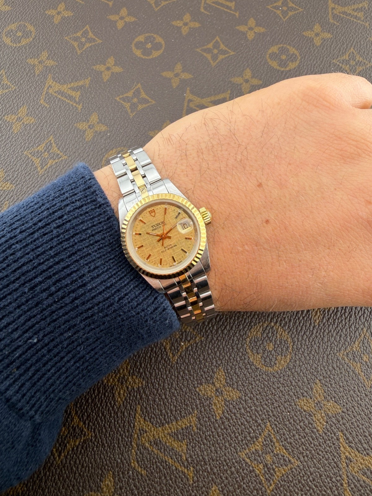 Tudor Princess Lady Steel-Gold Warranty Original Top Condition Swiss
