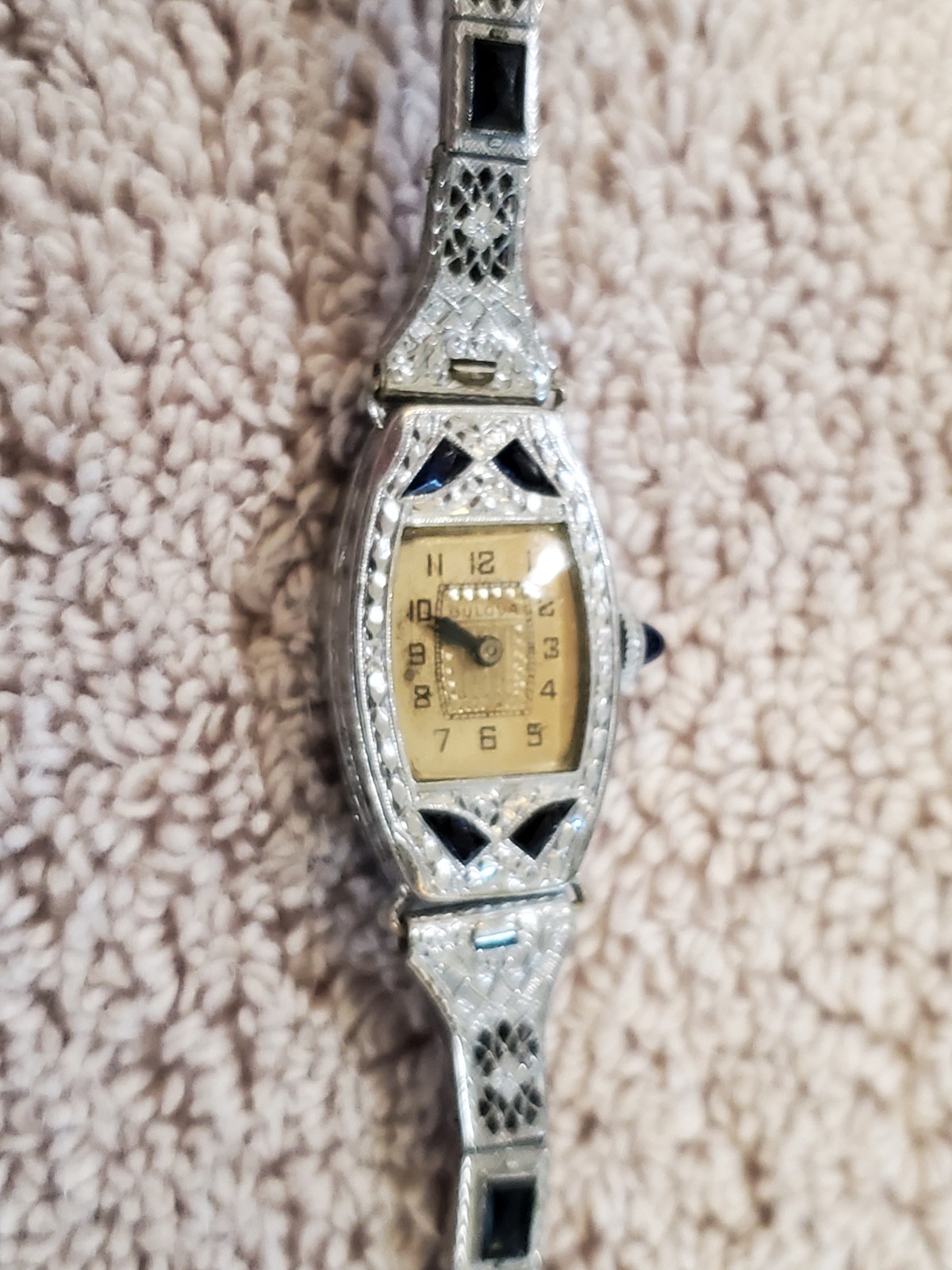 *Bulova Women’ Watch Marked June 10, 1924 W/ 750 Marking *SEE DESCRIPTION