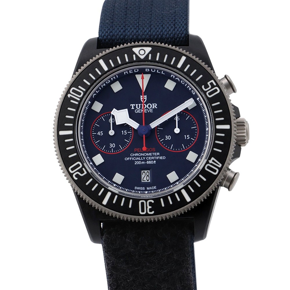 TUDOR Pelagos FXD Chrono 43mm TI/Carbon/Fabric Blue Dial 25807KN-0001