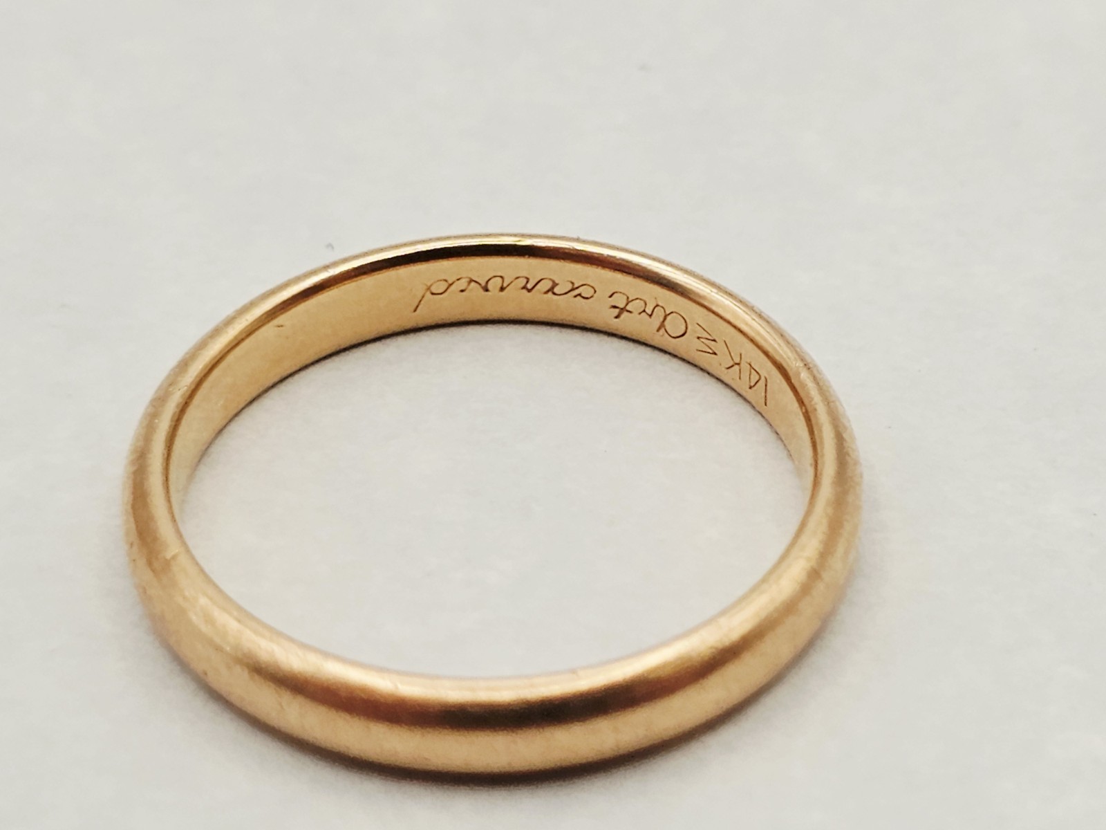 Vintg Artcarved 14KT GOLD WEDDING RING Set SIZE 10 & 7 WHT Gld. OG Original