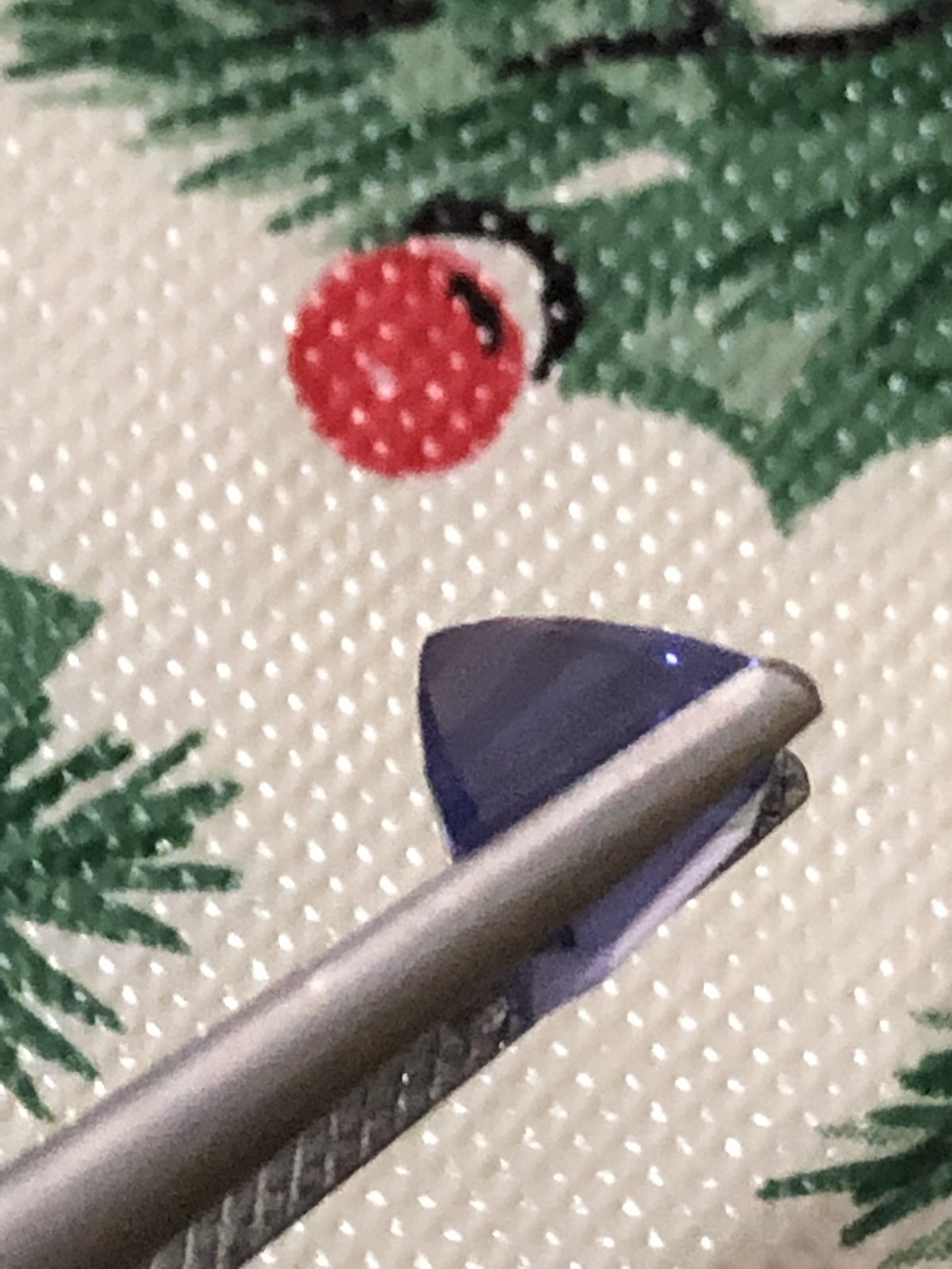 A Magnificient 4.12 Ct. Deep Blue Princess Cut Tanzanite (Rare Cut for this Gem)