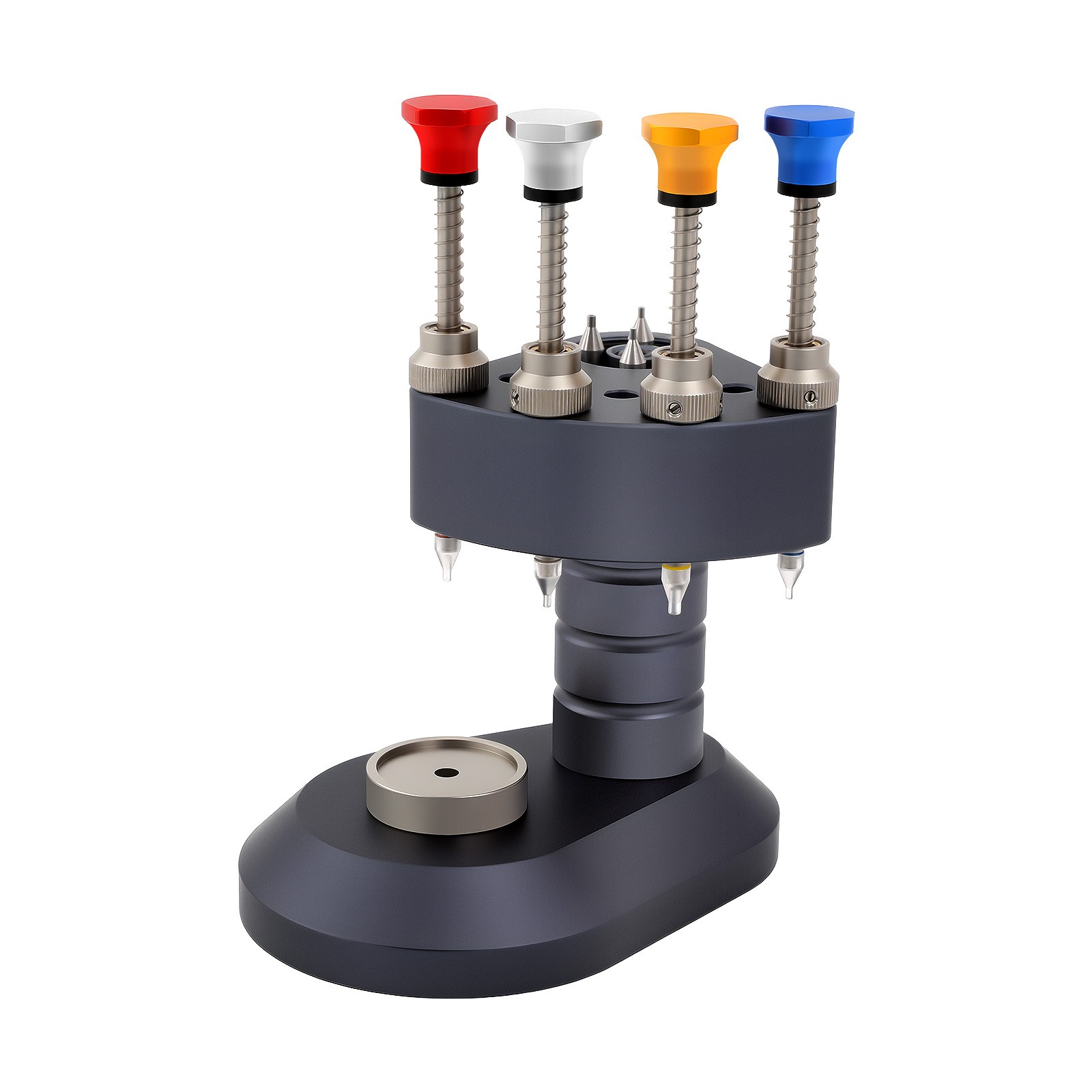 4 Pin Watch Hand Presser High-Precision Watchmakers Setting Fitting Repair Tool