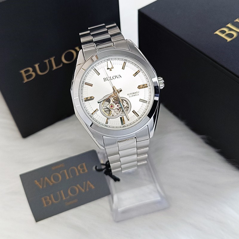 Bulova Classic Surveyor 96A274 White Chronograph Men’s Automatic Watch 42MM New