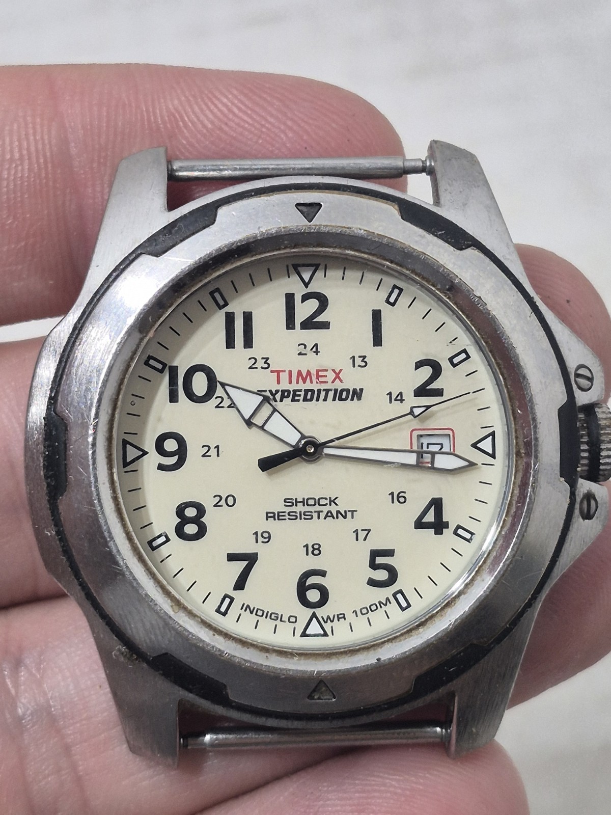 Lot of 3 Vintage Timex Watches Wristwatch Mens Electric Dynabeat/Expedition/Day
