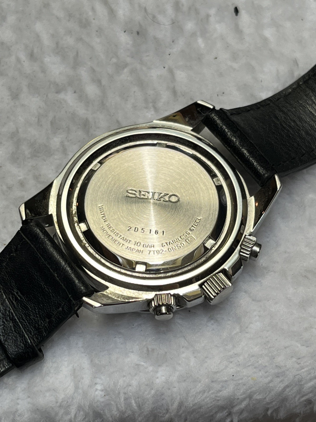 Seiko 7T92-0NS0 Chronograph 100M Quartz Date Men’s Wristwatch_1677