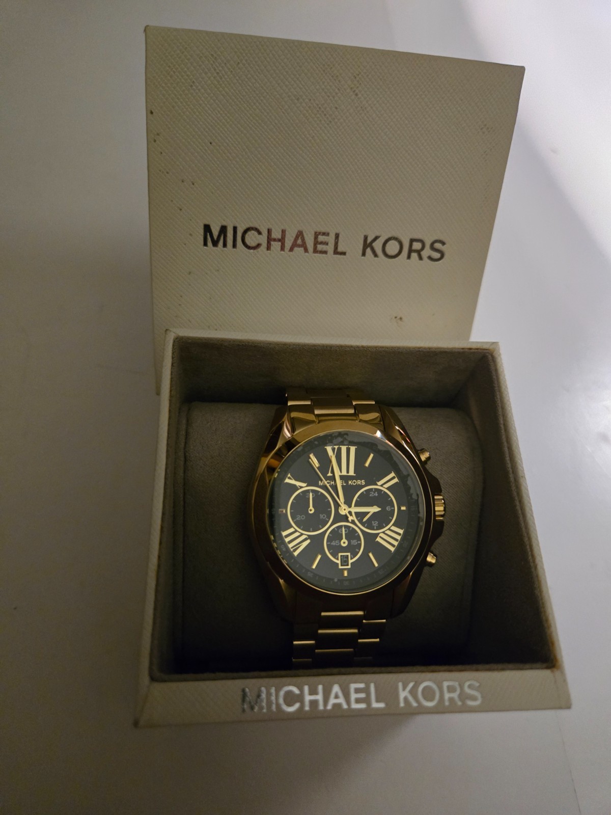 Michael Kors MK3221 Watch Black Dial & Strap Fast Free Shipping USA