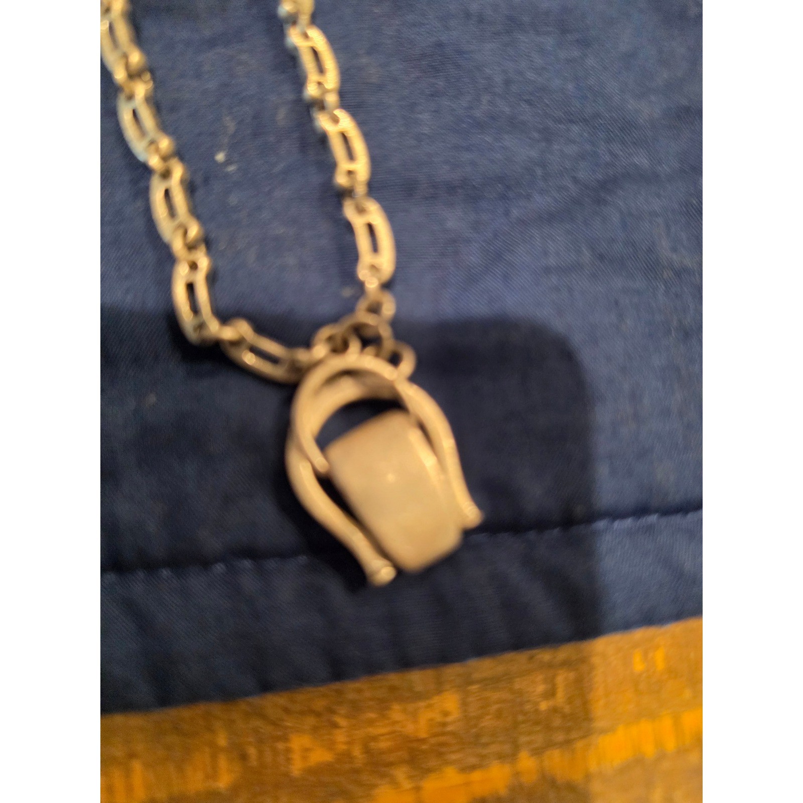 Cabi Silver Tone Necklaces Lot 3 Coin Medallion Stirrup Paperclip Chain Jewelry