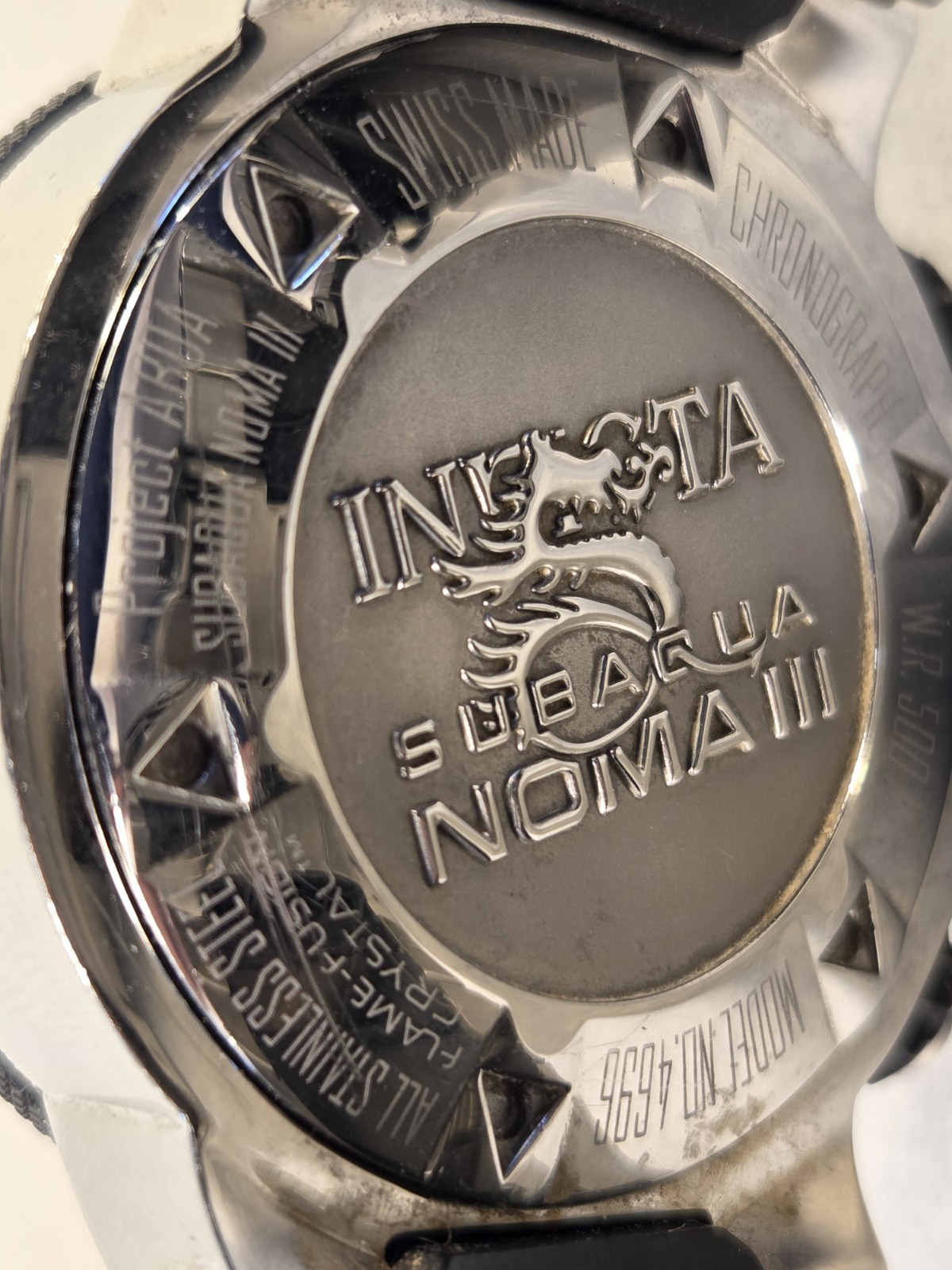INVICTA SUBAQUA NOMA III CHRONOGRAPH Men’s Watch Model 4696 Swiss 500M Stainless