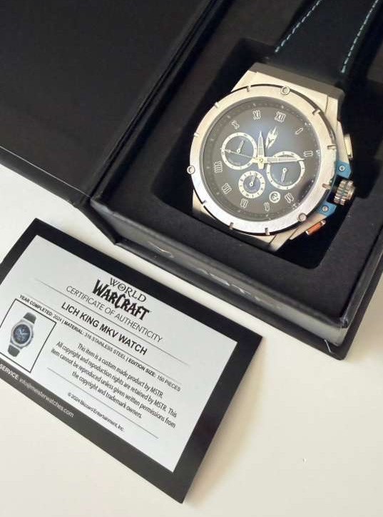 MSTR x WoW LICH KING Watch – 20th Anniversary – Only 150 Made – Rare Collectible