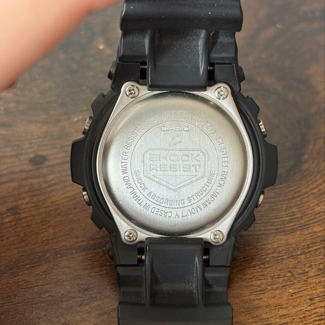 CASIO G-SHOCK AW-591 Blue x Black
