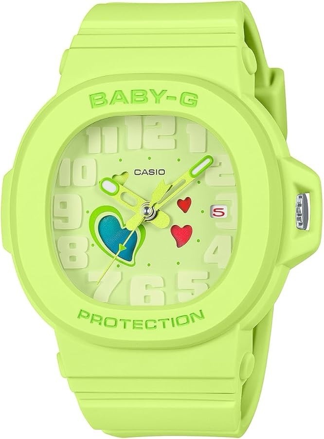 BRAND NEW Casio Baby-G Playful Hearts Series Green BGA10-3A Japan New