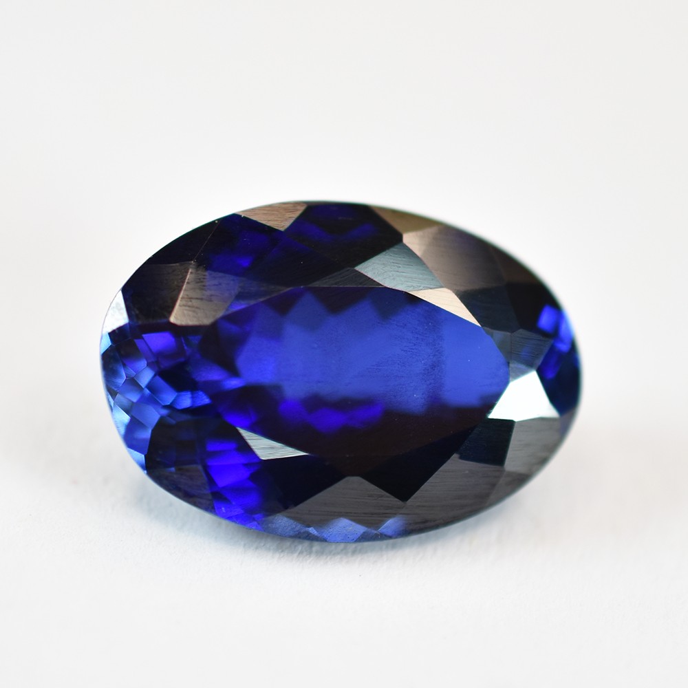 Pure 12.45 Ct NATURAL Oval Blue Cut Tanzanite Certified LOOSE Gemstone For Gift