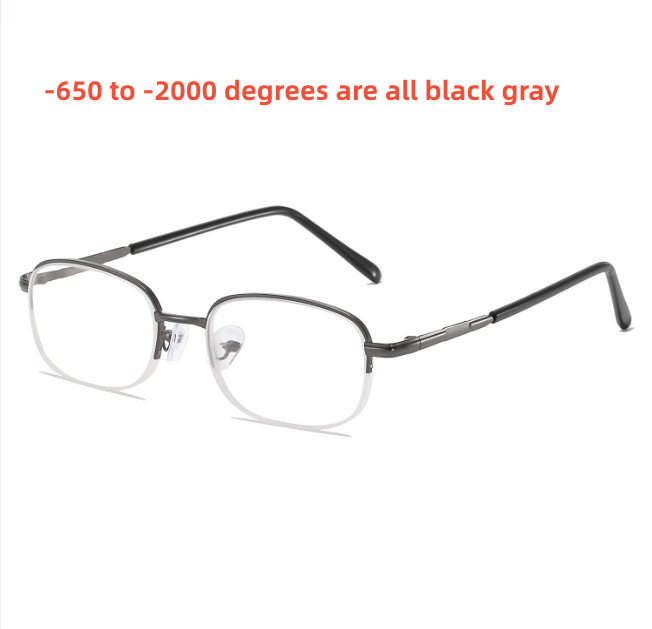 New Myopia Eyeglasses Rimless glasses Short Sight Glasses Nearsighted -1.0~-20.0