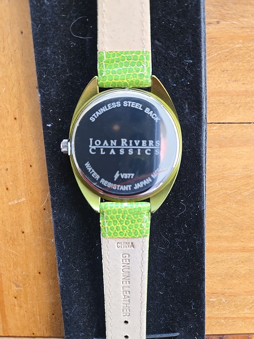 Two Joan Rivers Classics V377 Ladies Watch Leather Japan Movement & Extra Watch