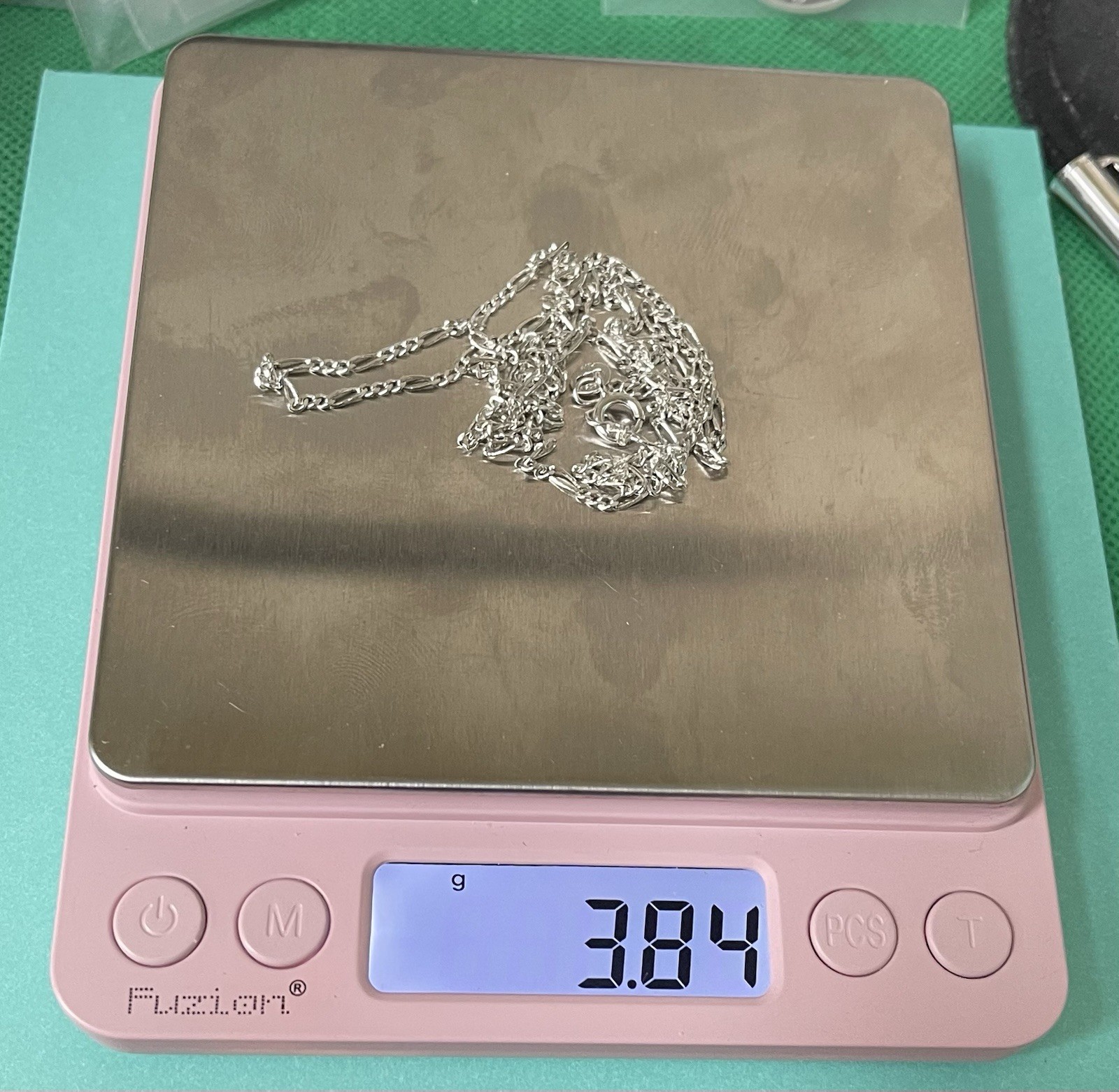 24” 1.8mm Sterling Silver .925 Figuro Chain Necklace 3.8 Grams