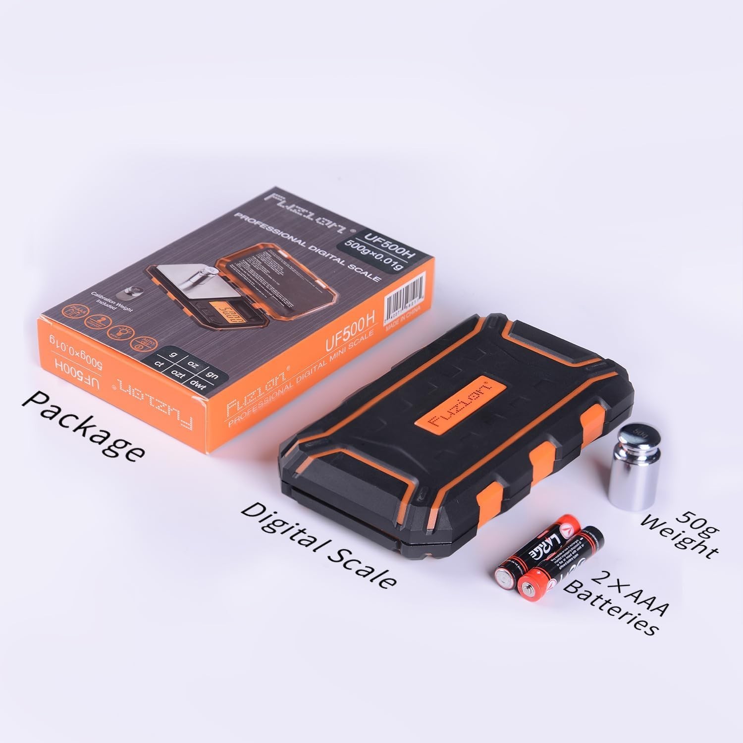Precision Digital Pocket Scale 500g x 0.01g with LCD Display & Tare Function