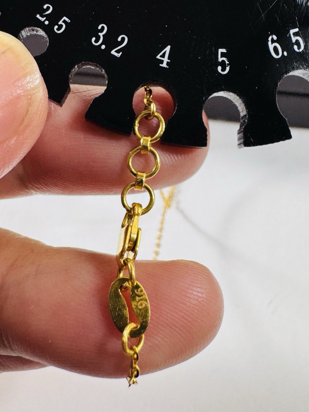 Women’s 22K 916 Yellow Real Gold Balls Beads Chain Necklace 20 Inch 11.93g