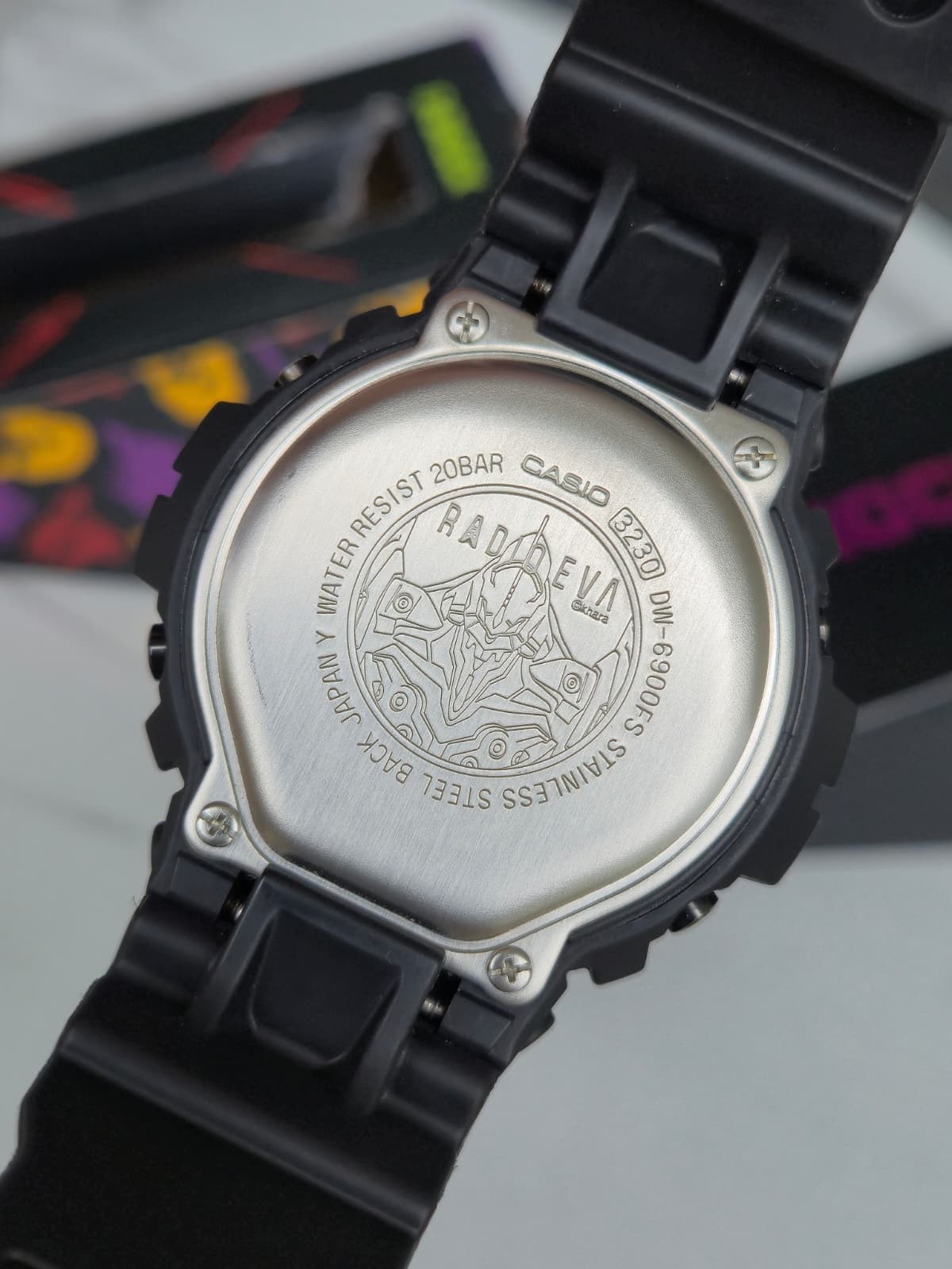 Casio G-Shock DW-6900 x RADIO EVA Unit 01 Neon Genesis Evangelion