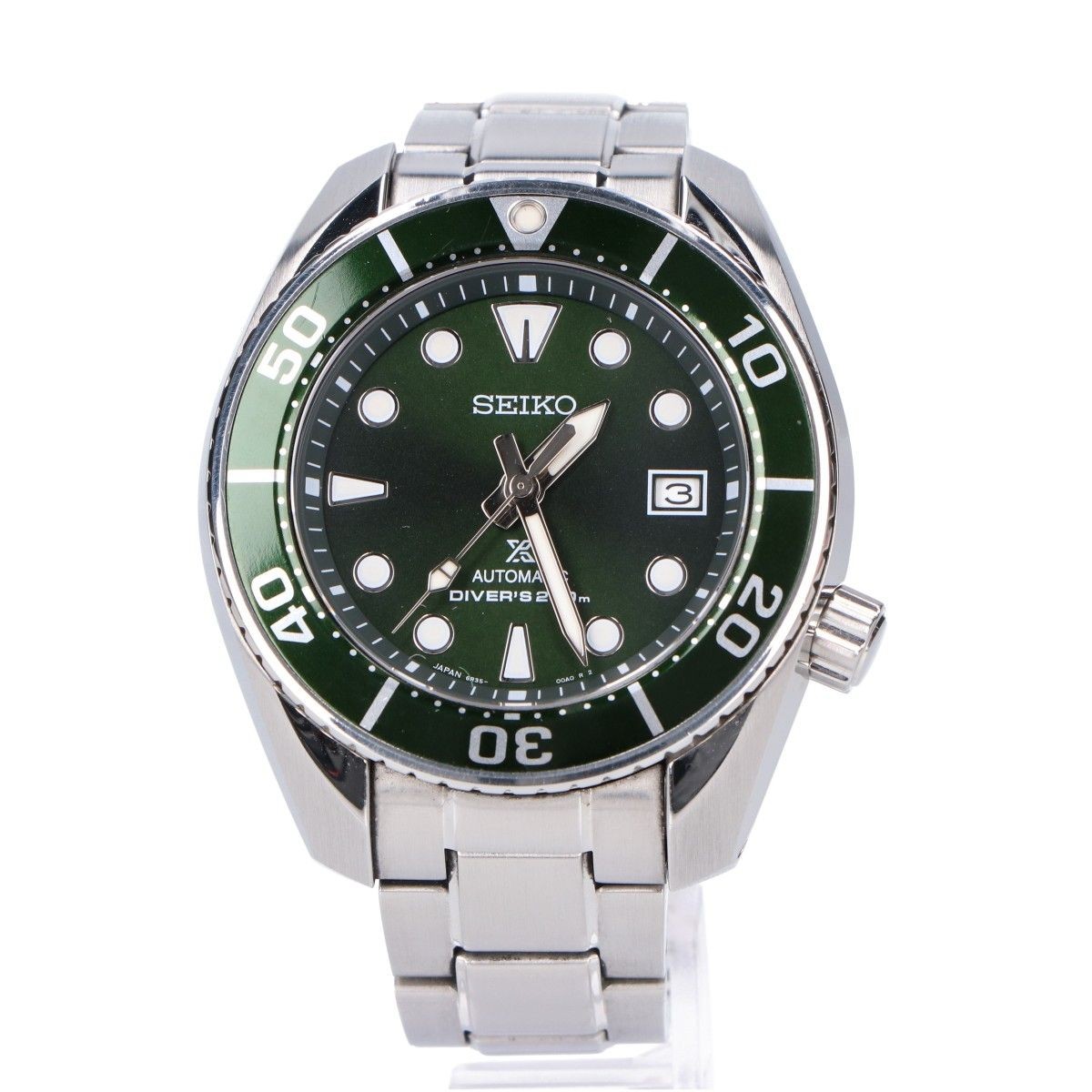 Seiko Prospex SBDC081 Diver’s 200m Automatic Green Dial Stainless Steel