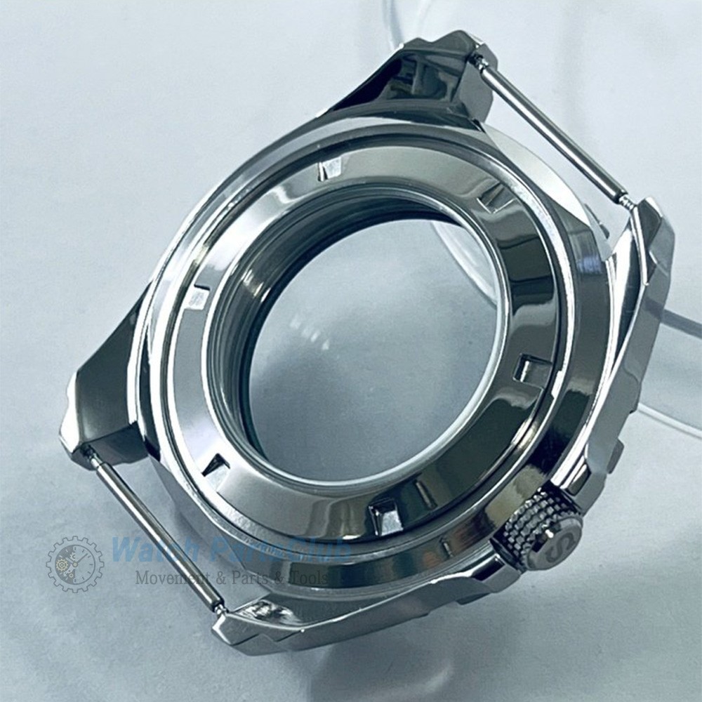 44mm Stainless Steel Watch Case 3 Colors Fit NH34 NH35 NH36 NH38 NH70 Movement
