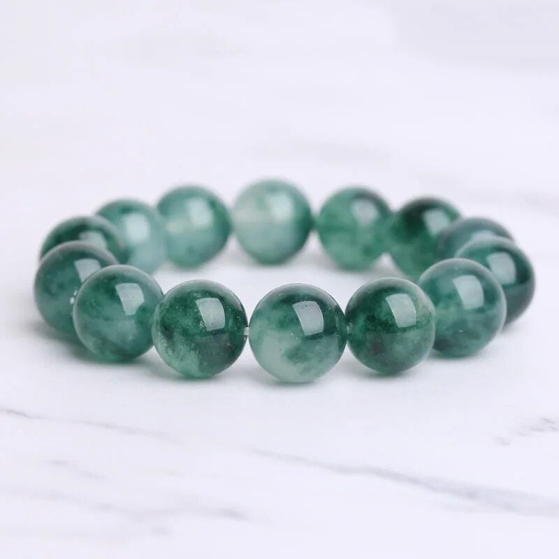 Natural Burma Jade Bracelet Jadeite Bangle Myanmar Emerald Floating Jades