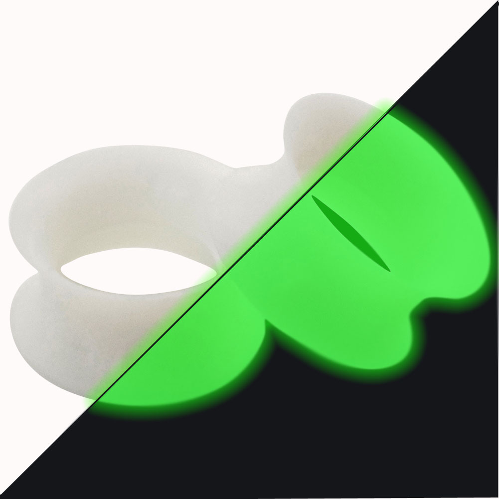 Pair Thin Silicone Ear Gauges Tunnels Plugs Expander Body Piercing Jewelry 2g-1″