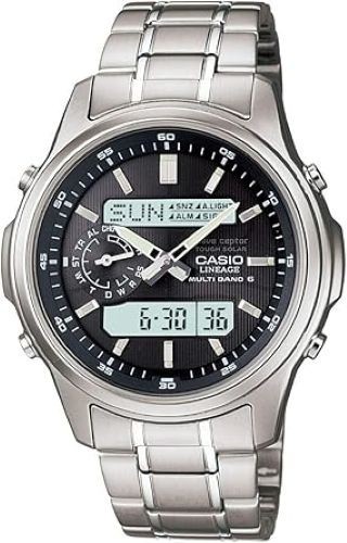 CASIO LINEAGE LCW-M300D-1AJF silver Solar Atomic Radio Analog Digital Men Watch