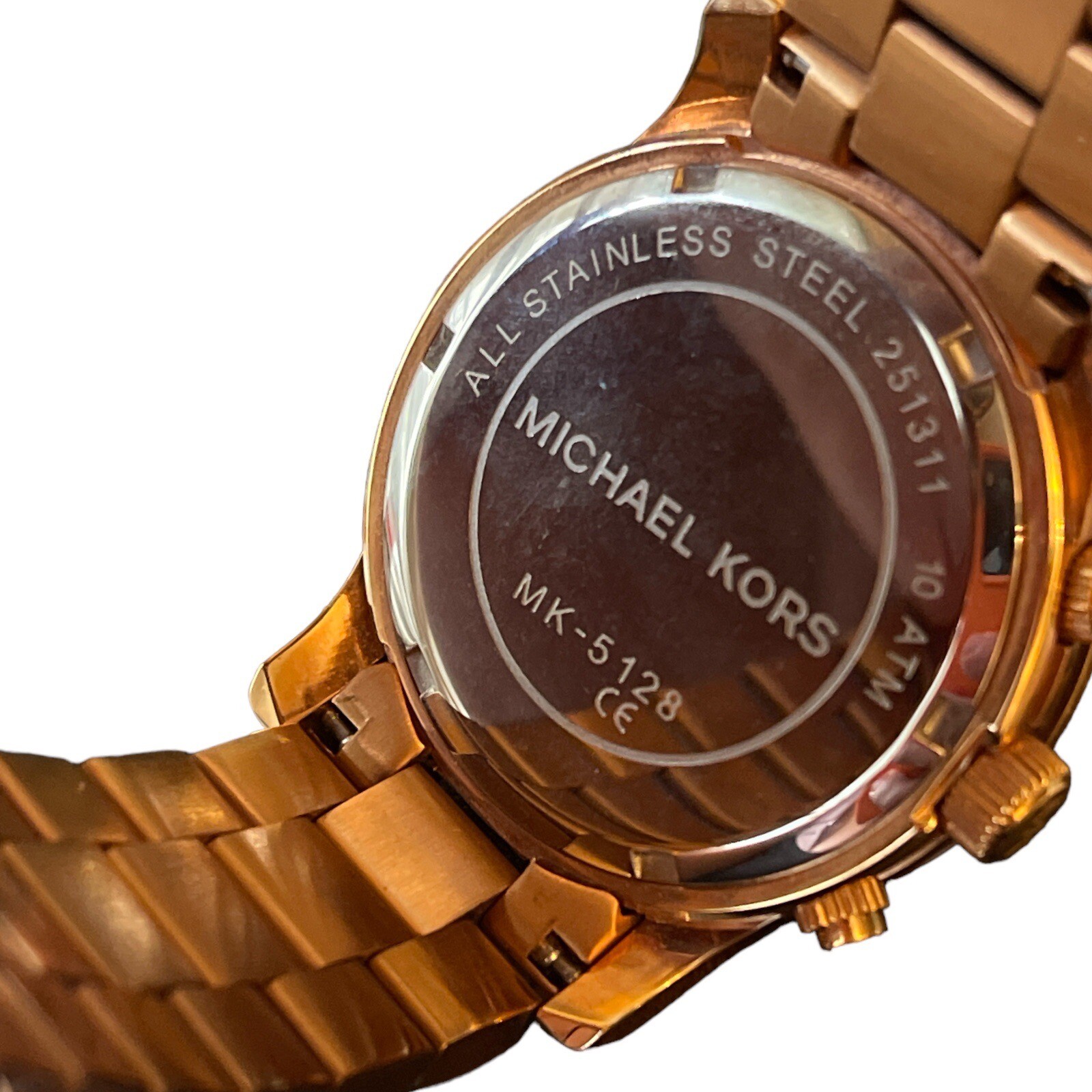 Michael Kors Runway Rose Gold Stainless Steel Women’s Watch MK-5128