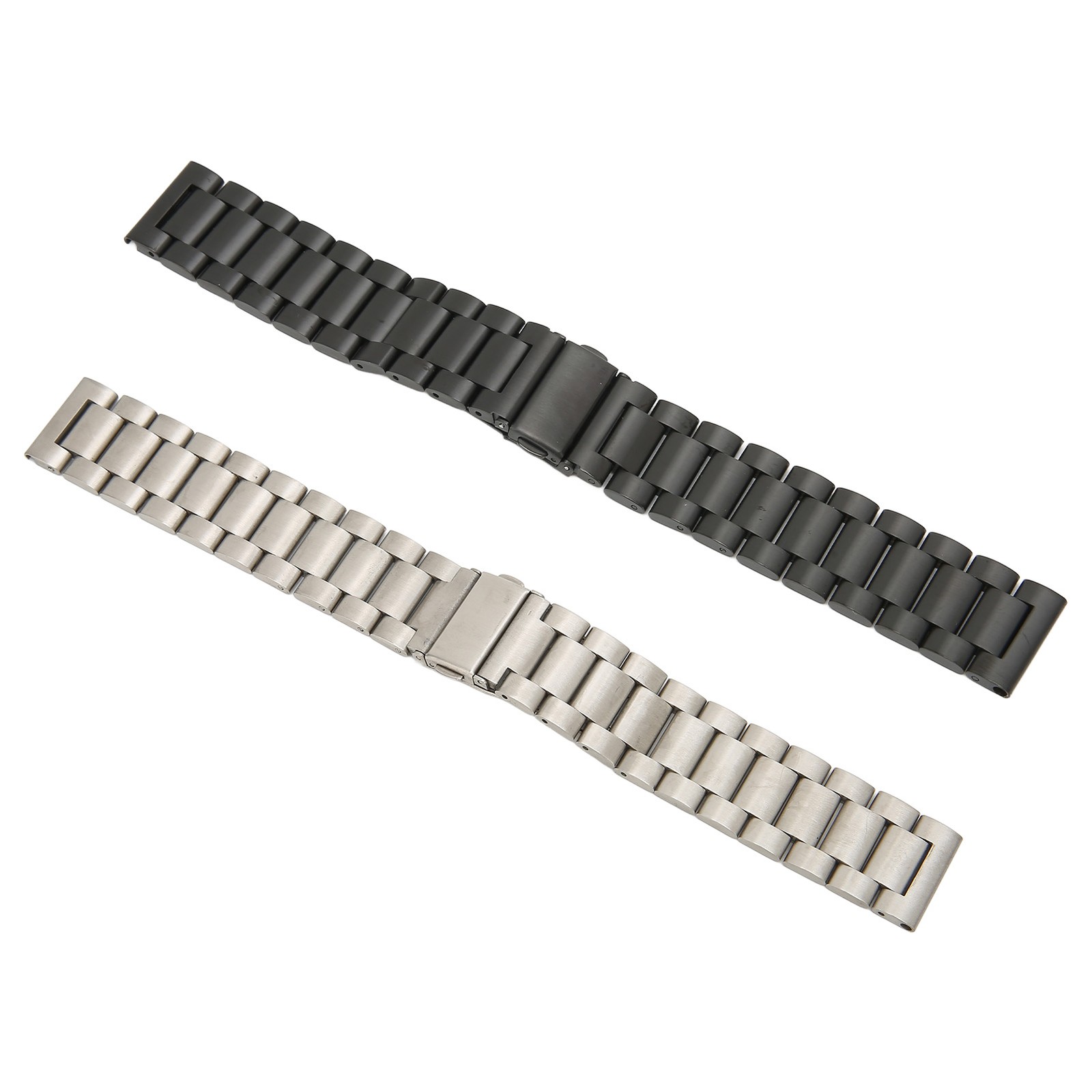 Smartwatch Band 20mm Double Buckle Wrist Strap Matel With Watch Pin For