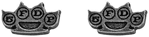 Alchemy Gothic England – 5FDP: Knuckle Duster Ear Studs