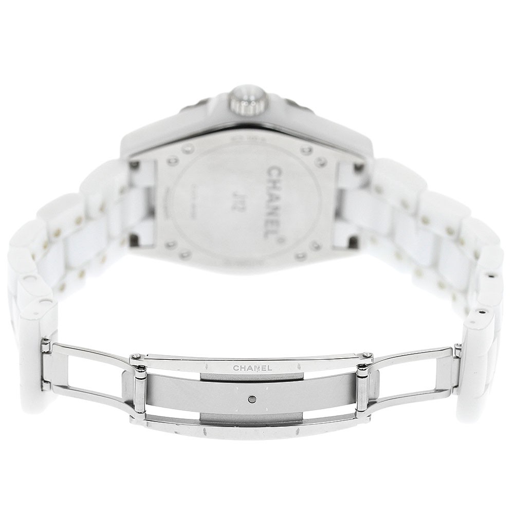CHANEL J12 H3837 White Ceramic white Dial Automatic Boy’s Watch_962952