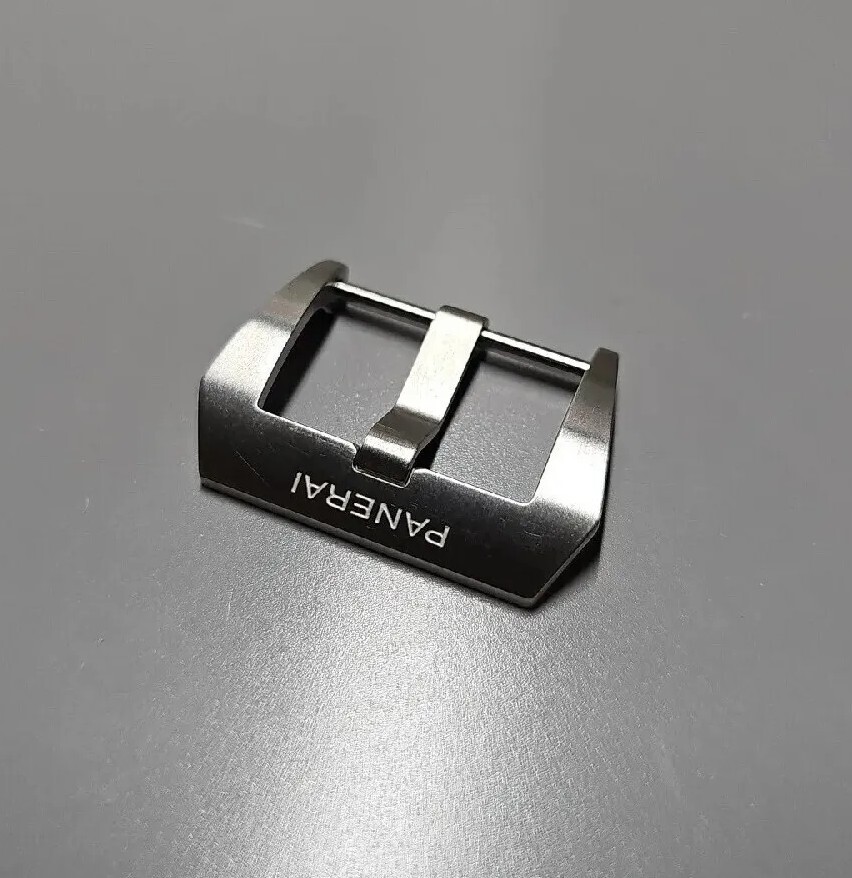 Panerai 22mm OEM Brushed Stainless Steel Tang Buckle 22MM PAV00627 SWISS MADE