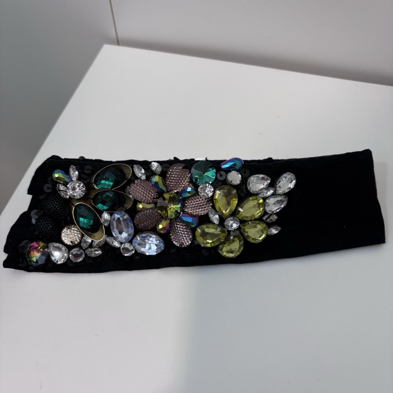 ASOS black embellished collar with gems and jewels One size Women’s accessory