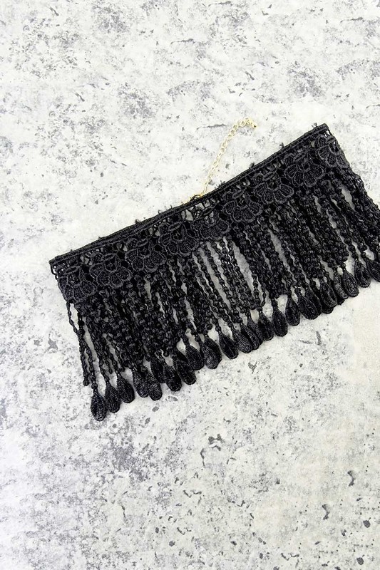 Women Jewelry Fashion Retro Victorian Vintage Choker Necklace Fabric Lace Style
