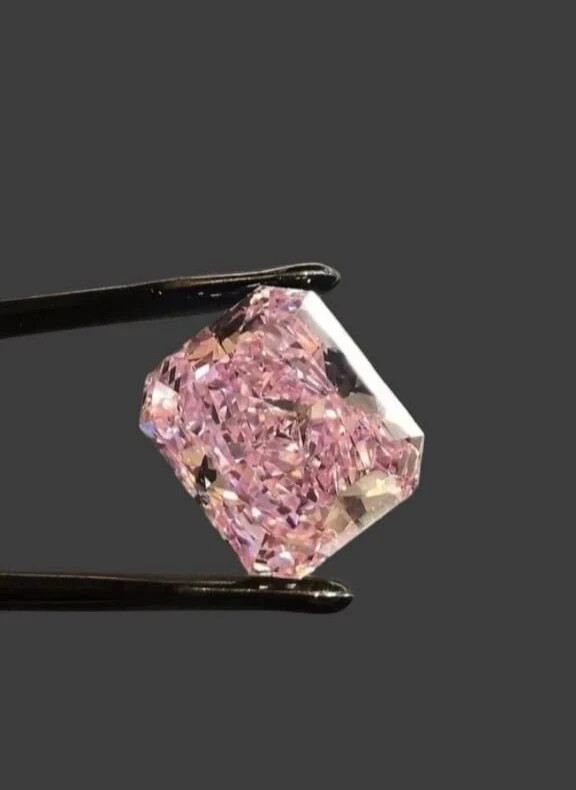 3 Ct Radiant Cut Lab-Grown sweet pink Diamond D Grade VVS1 Grad Quality Gemstone