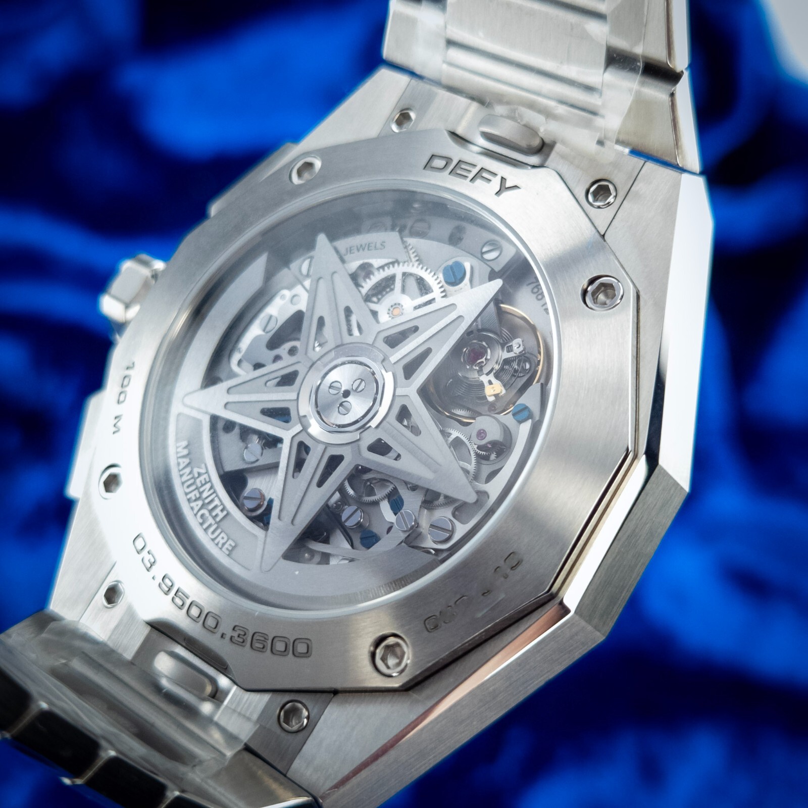 Zenith Defy El Primero Chrono 42mm 03.9500.3600/01.I001 New Stickered Full Set