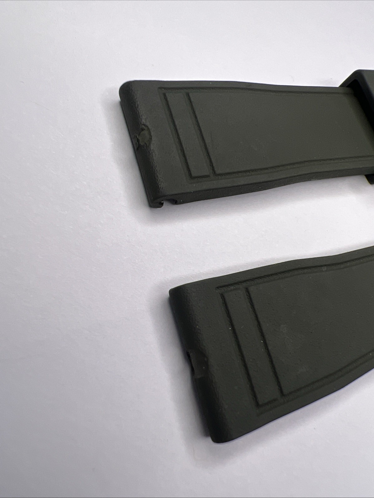 IWC Quick Release 20mm x 18mm Moss Green Watch Rubber Strap Band OEM – READ