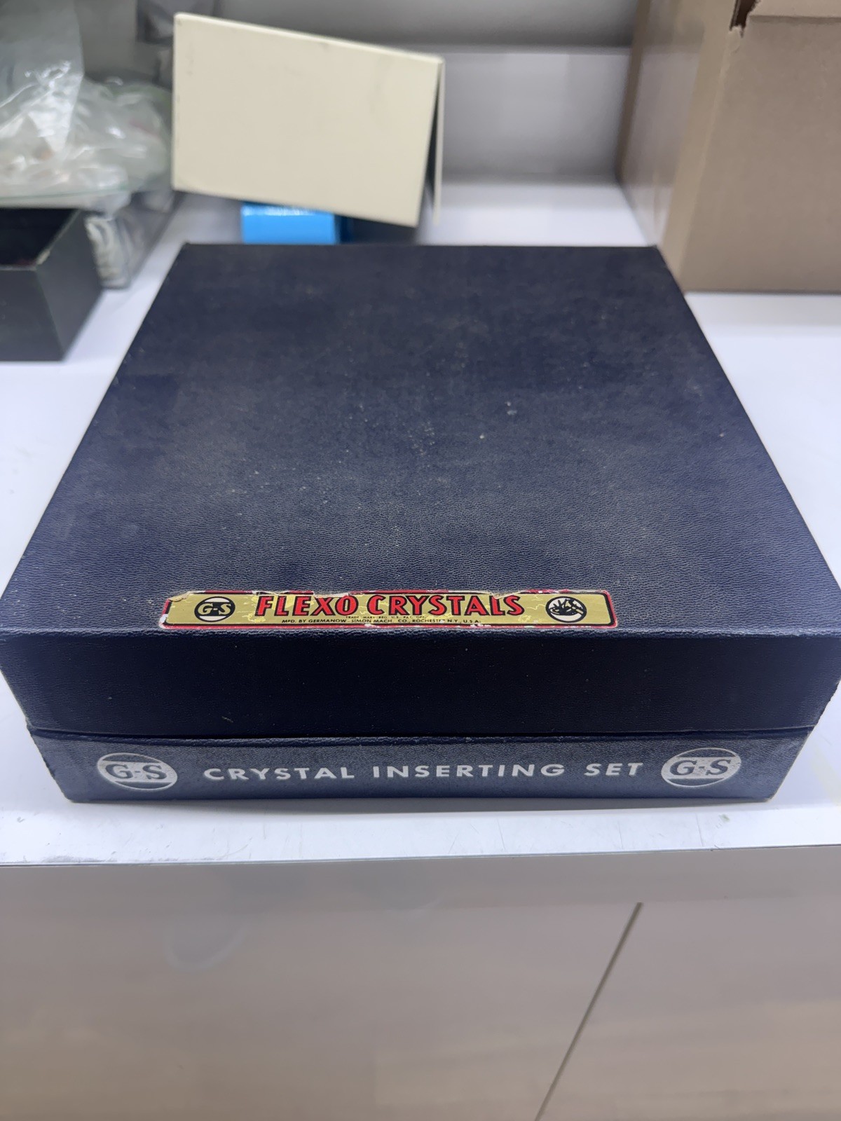 G-S Germanow-Simon Mach. Co. Flexo Crystals Inserting Hand Press Model HP-5