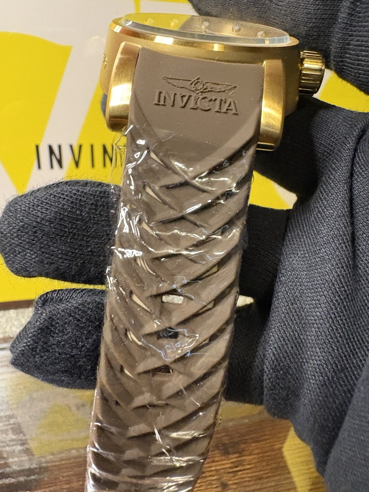 🐉Invicta S1 Rally Yakuza Automatic Men’s Watch – 48mm, Brown, Beige (12790)