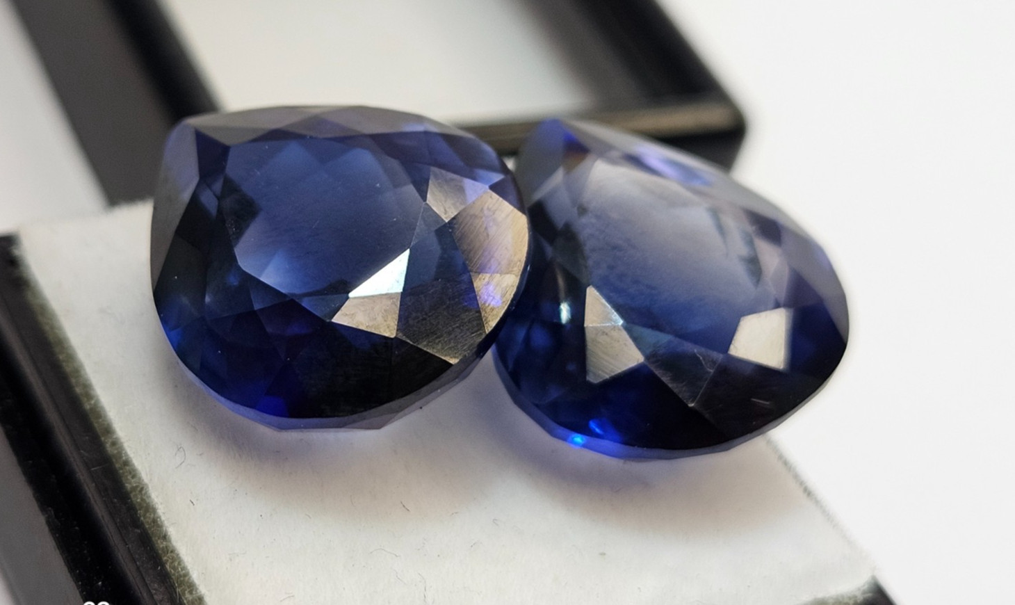 Blue Pear Cut 30+ Ct Natural Tanzanite Loose Pair GEMSTONE For Earring Making