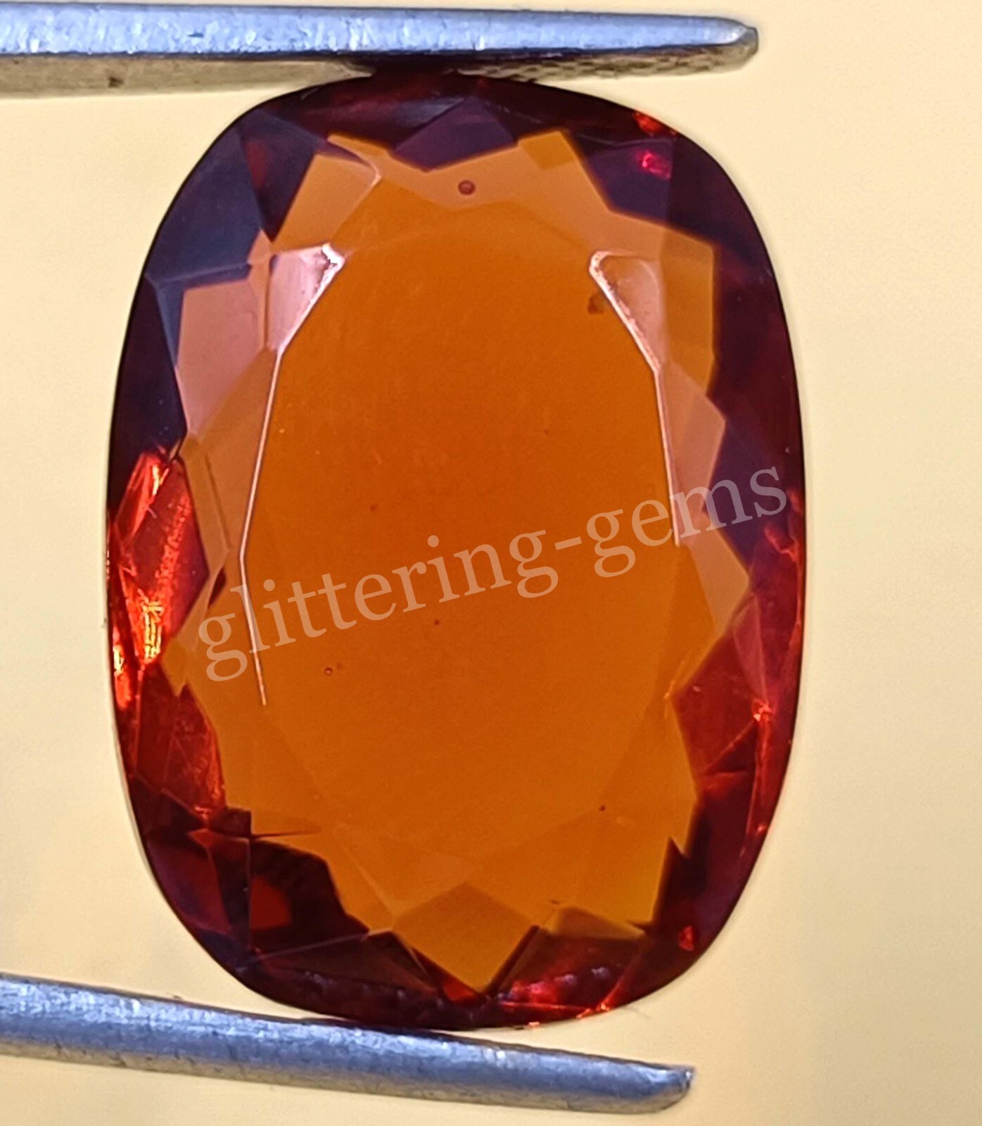 20.00 Ct Natural Padparadscha Sapphire Cushion Cut Certified Loose Gemstone M25